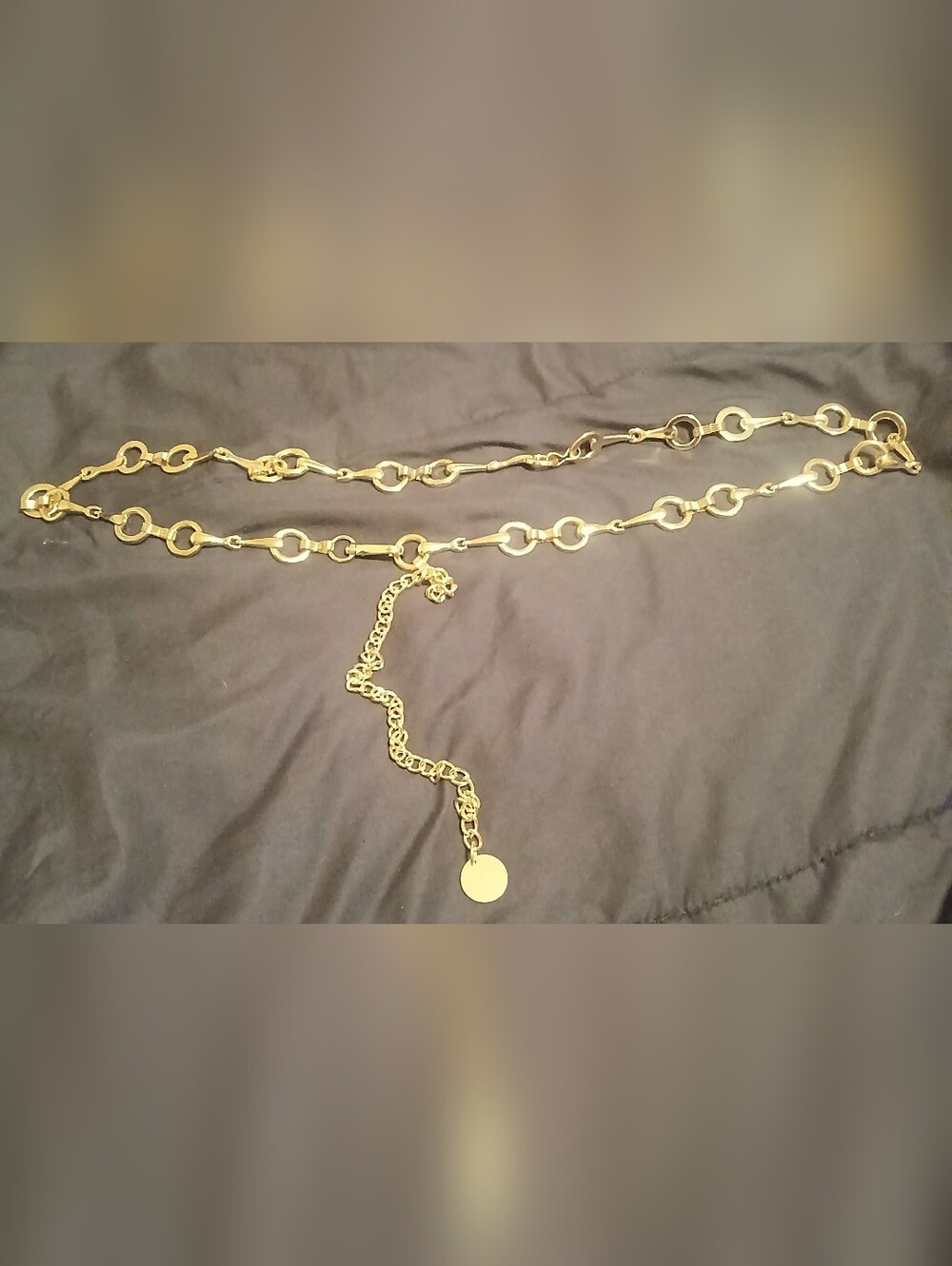 1980s Gold Chain Belt